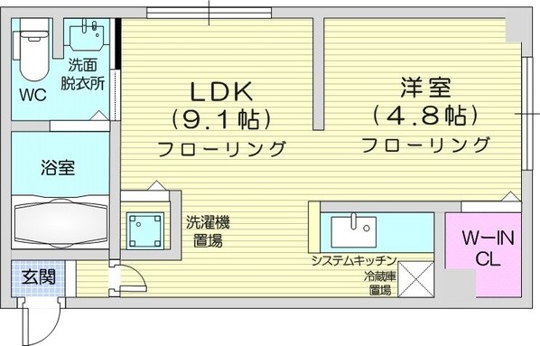 バスセンター前駅 徒歩8分 2階の物件間取画像